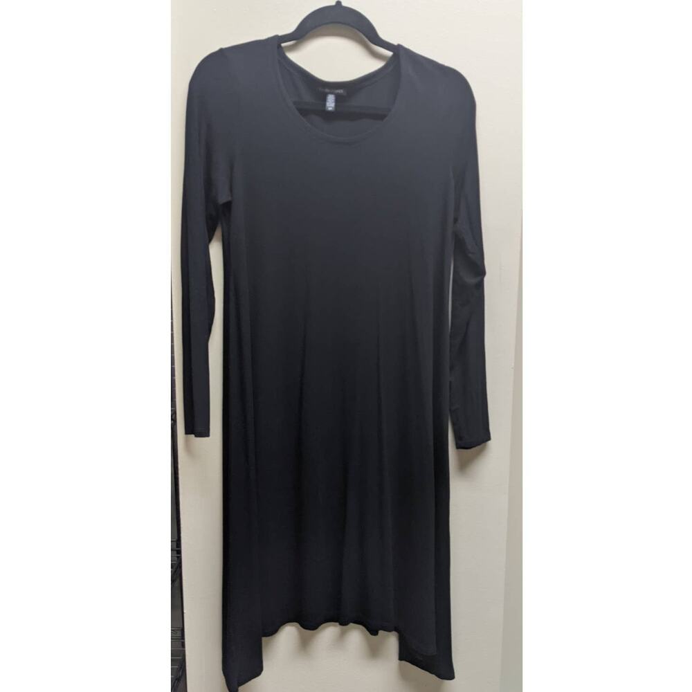 Eileen Fisher Dress Long Sleeve Blk S/P